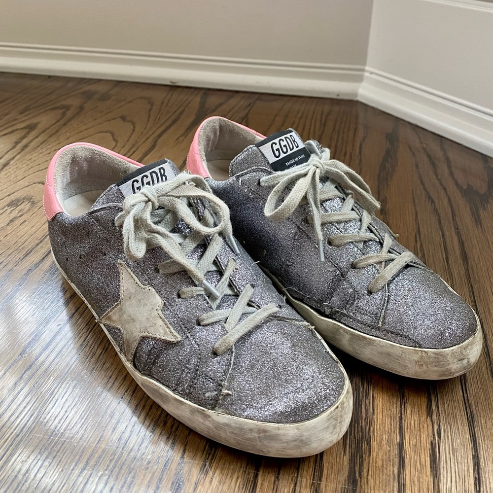 Golden Goose Deluxe Brand Size 37 Superstars - Picture 2 of 9
